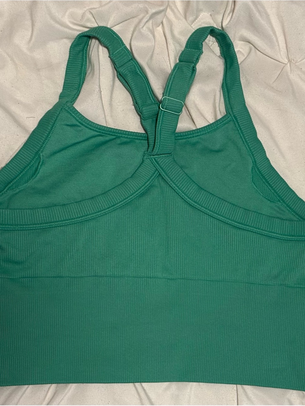 Alo Seamless Ribbed Favorite Bra Tank - Picture 2 of 4